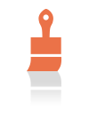 paint brush shadow